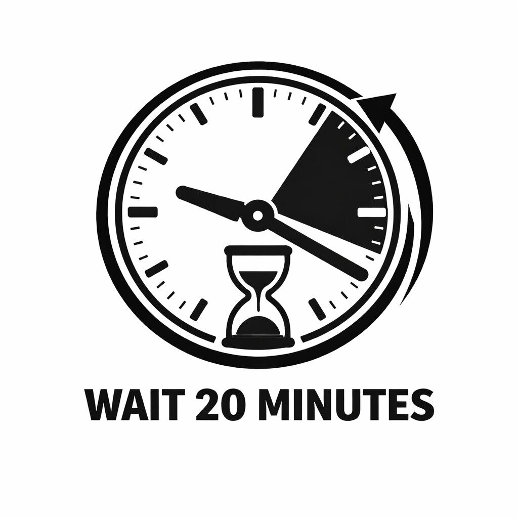 Allow development time of 20 minutes